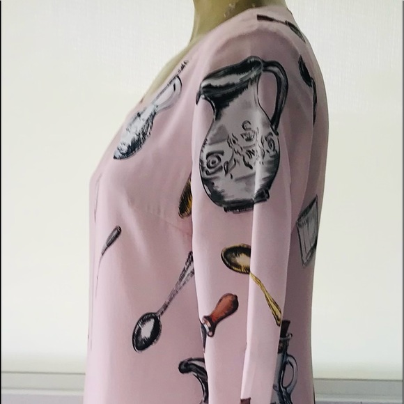 DAILY DEAL! Fabulous ITALIAN Designer STYLE Novelty Sicilian Kitchen Print DRESS - Picture 2 of 16